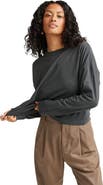 Richer Poorer The Relaxed Crop Long Sleeve Tee