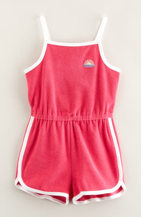Kids' Organic Cotton Terry Romper (Toddler, Little Kid & Big Kid)