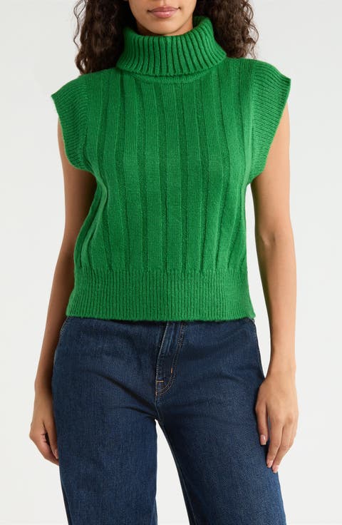 Anaya Ribbed Turtleneck Sweater