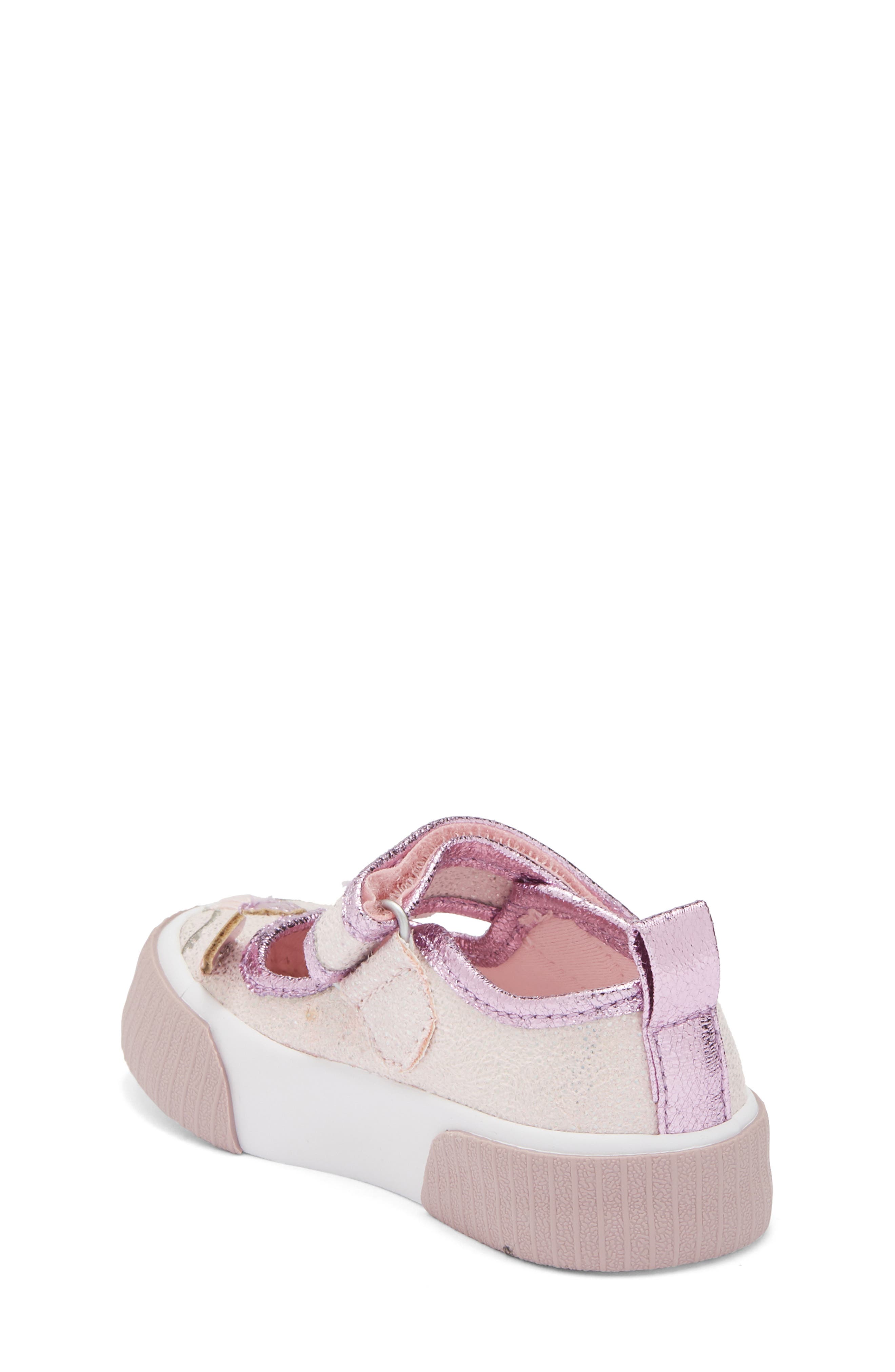 Kids' Pixie Unicorn Mary Jane Sneaker, Alternate, color, PURPLE SHIMMER