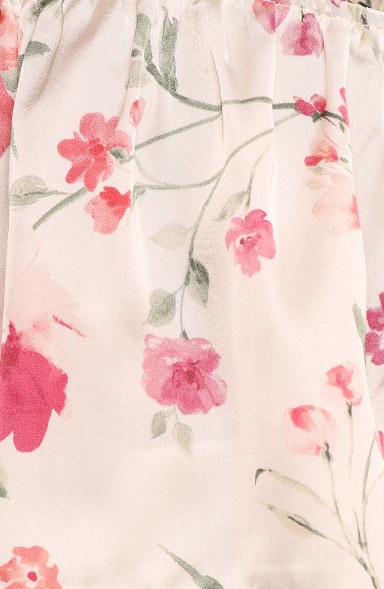 Petal & Pup Tove Floral Puff Sleeve Peplum Top, Alternate, color, Cameo Floral