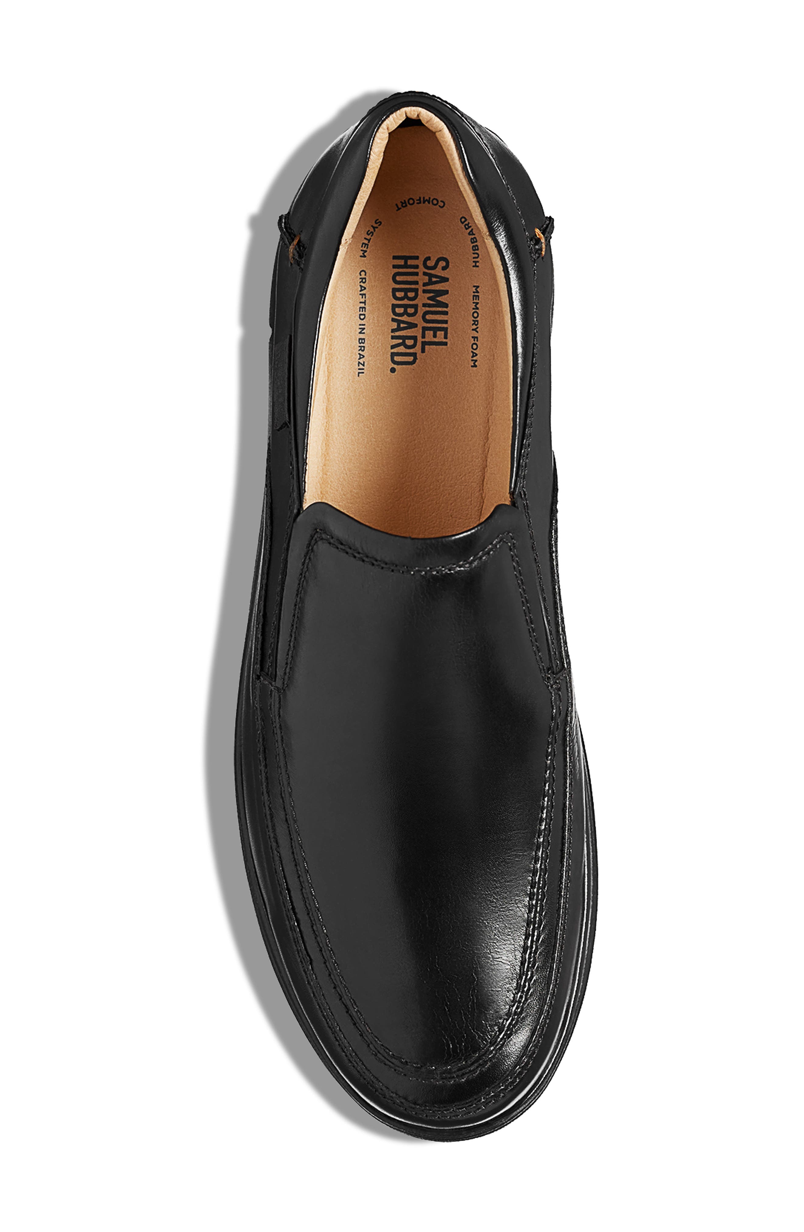 Samuel Hubbard Olema Featherlight Loafer, Alternate, color, Black Leather