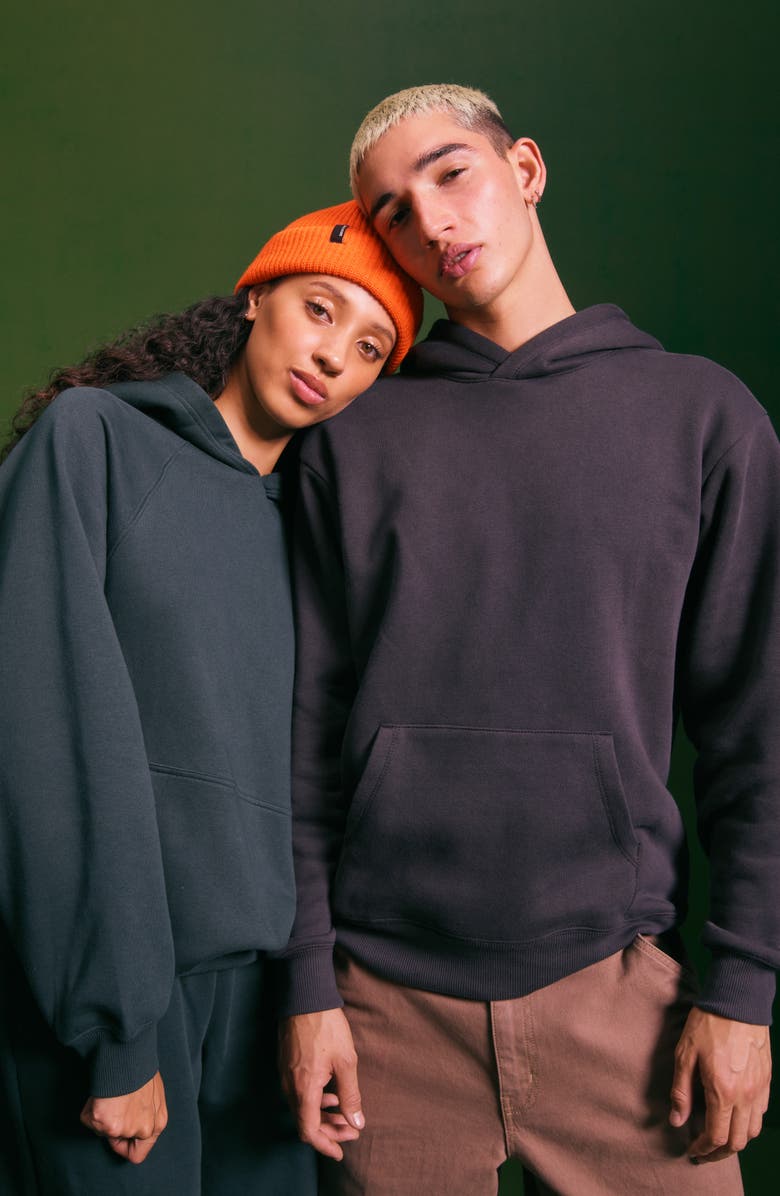 BP. Relaxed Cotton Blend Sweatshirt, Alternate, color, Green Gables