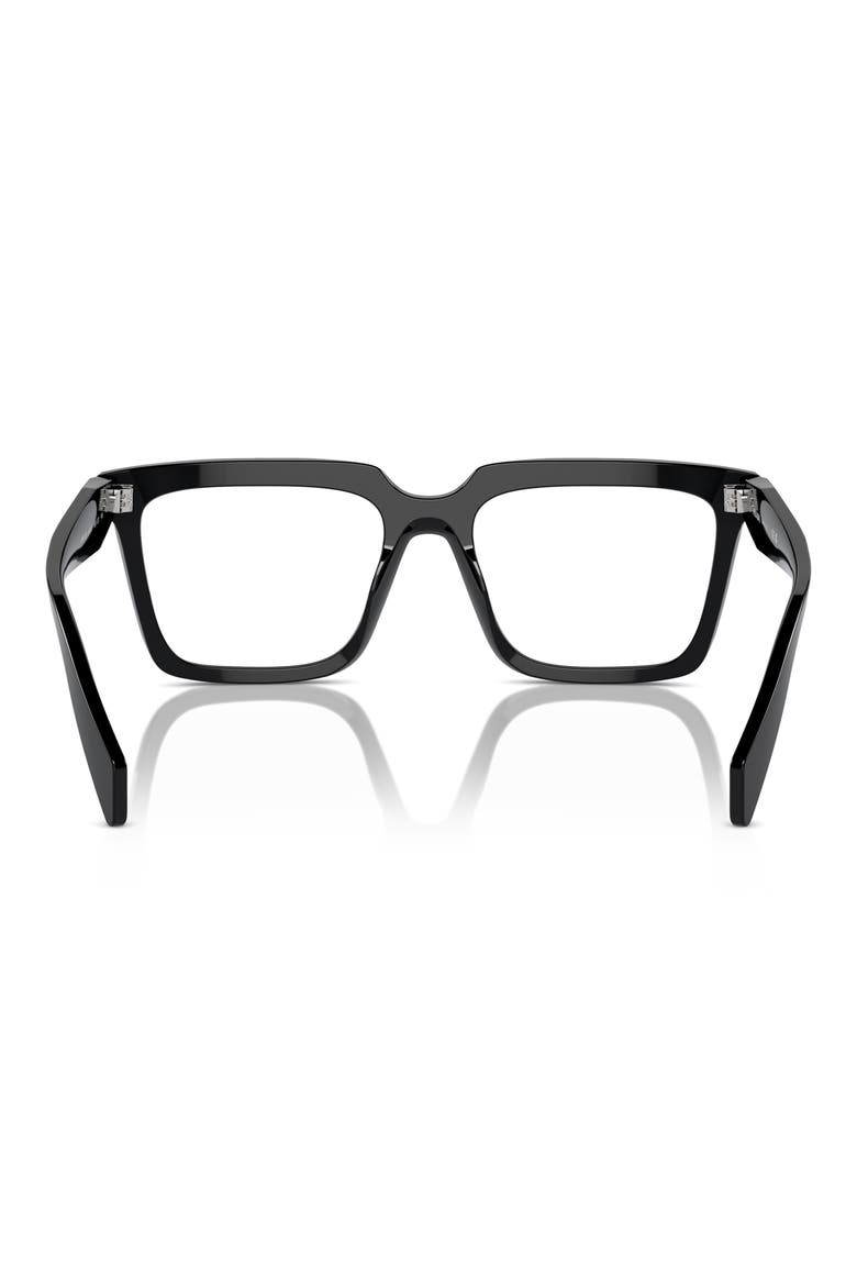 54mm Rectangular Optical Glasses, Alternate, color, BLACK