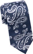 Duchamp Paisley Jacquard Silk Tie