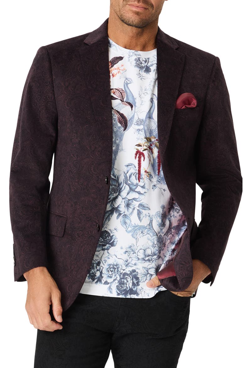 Larrick Sport Coat, Main, color, BERRY