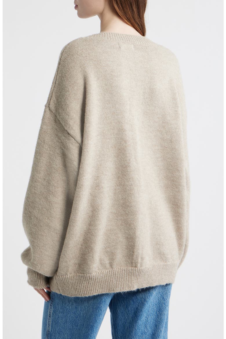 Ryanna Crewneck Sweater, Alternate, color, BEIGE