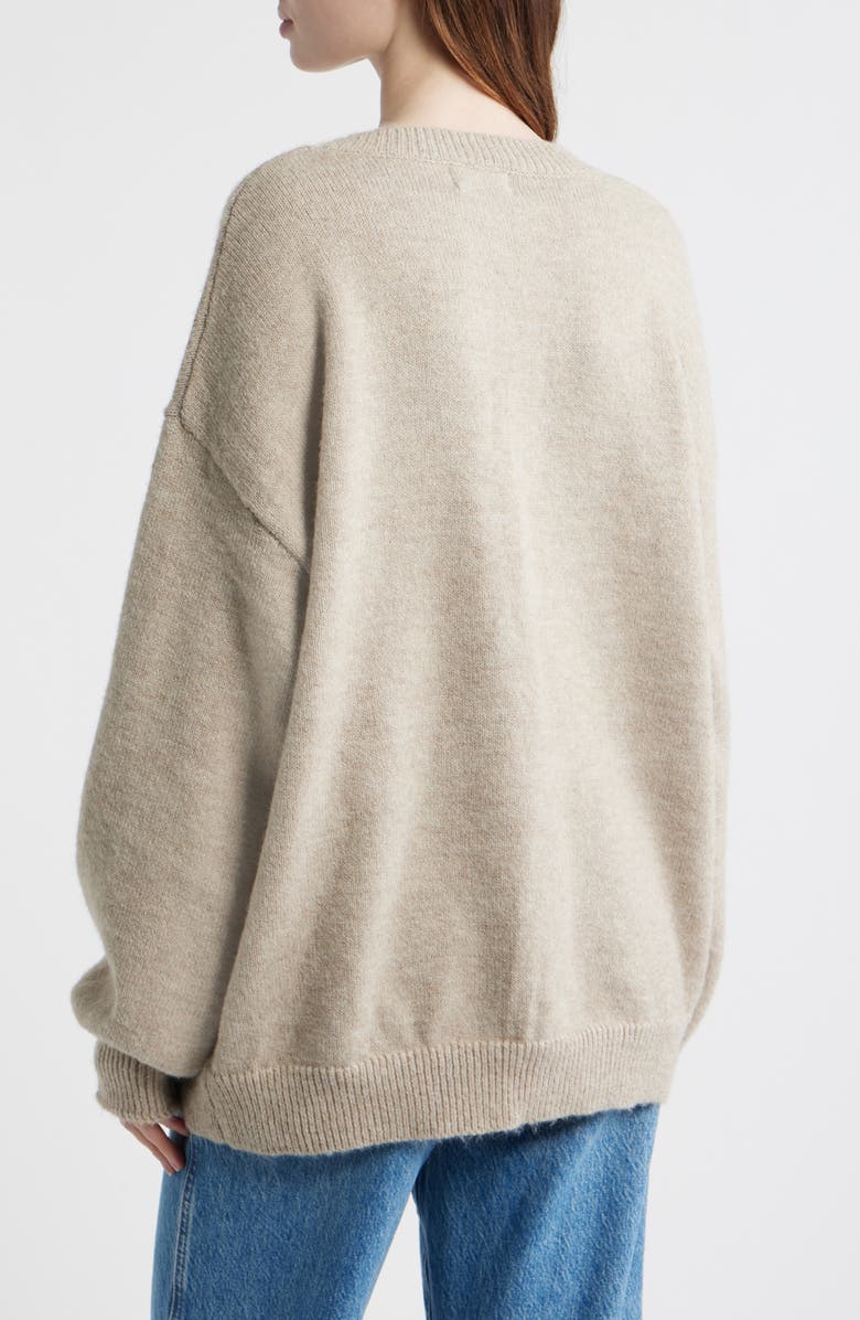 Princess Polly Ryanna Crewneck Sweater, Alternate, color, Beige