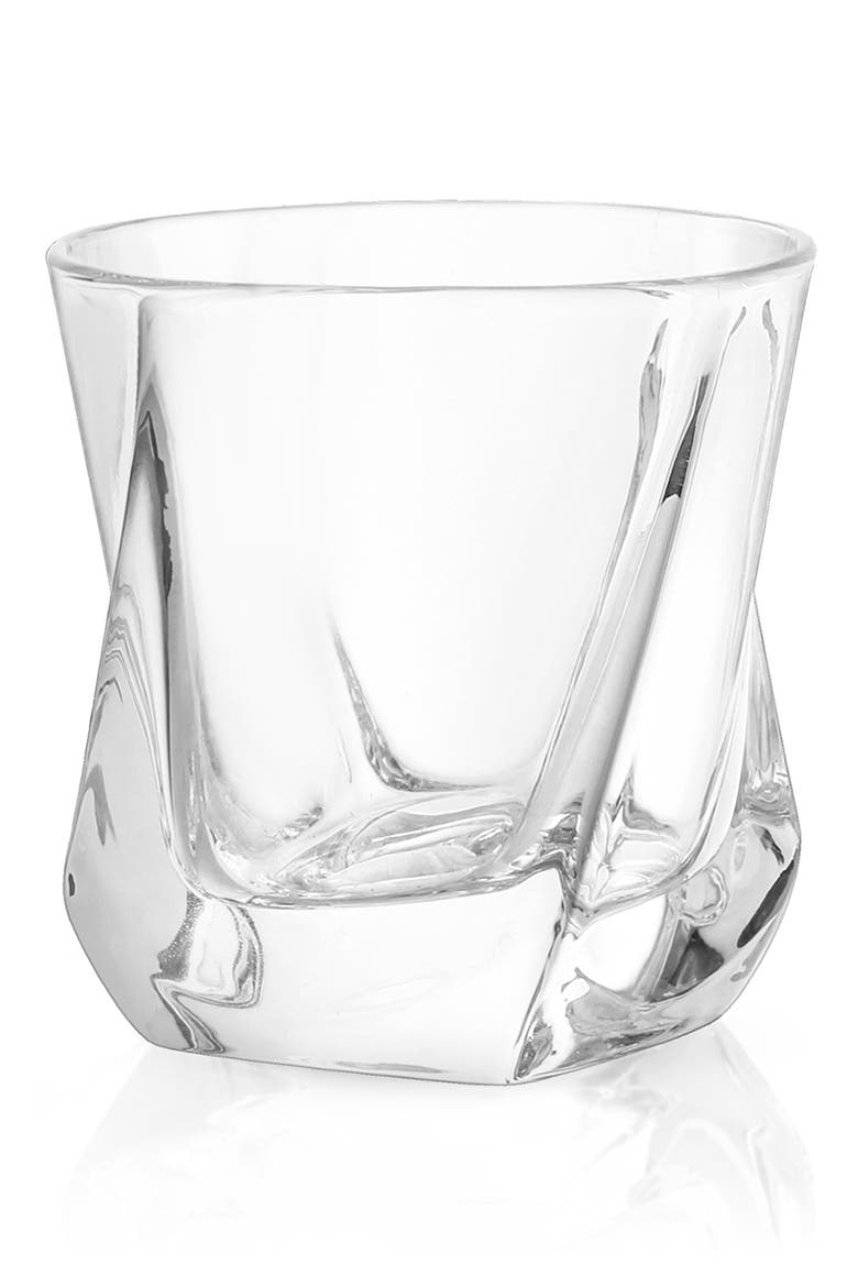 Aurora Double Old Fashioned Glass - Set of 4, Main, color, CLEAR