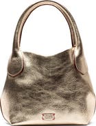 Frances Valentine Sweet Pea Mini Metallic Leather Handbag