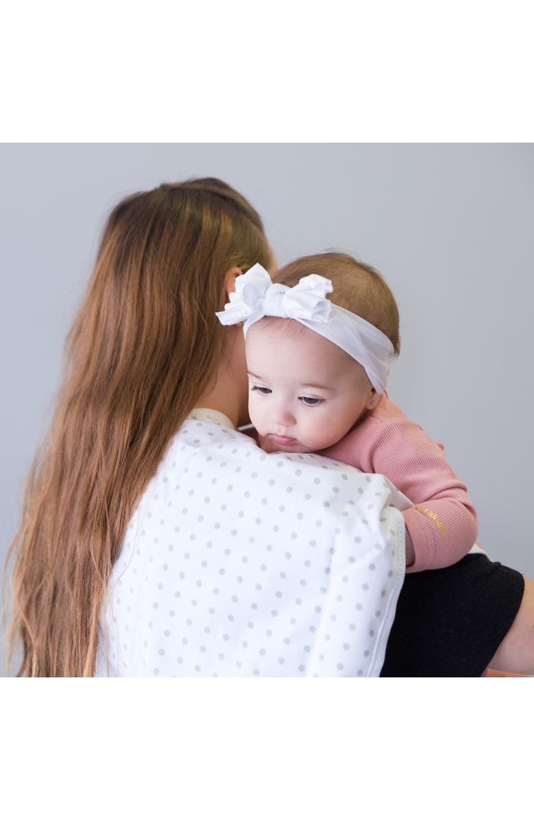 Ely's & Co. Waterproof Reversible Baby Burp Cloths 5 Piece Set, Alternate, color, Grey Combo