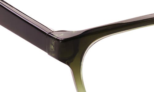 Eyebobs Midd Perception 52mm Cat Eye Reading Glasses In Juniper To Mint Green Crystal