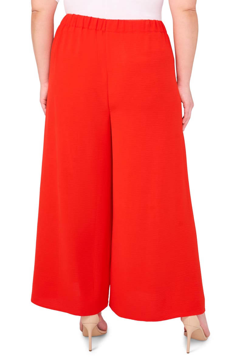 CeCe Wide Leg Wrap Pants, Alternate, color, Fiery Red