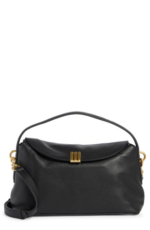 Sheri Top Handle Leather Satchel