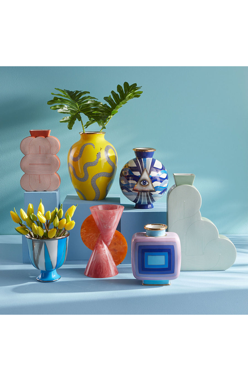 Jonathan Adler Como Cone Vase In Orange