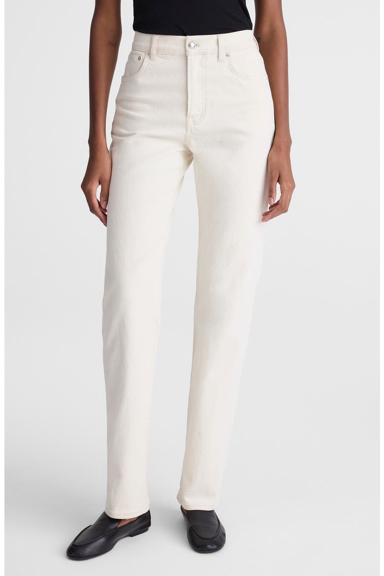 The Longline Straight Jeans, Main, color, VINTAGE CANVAS