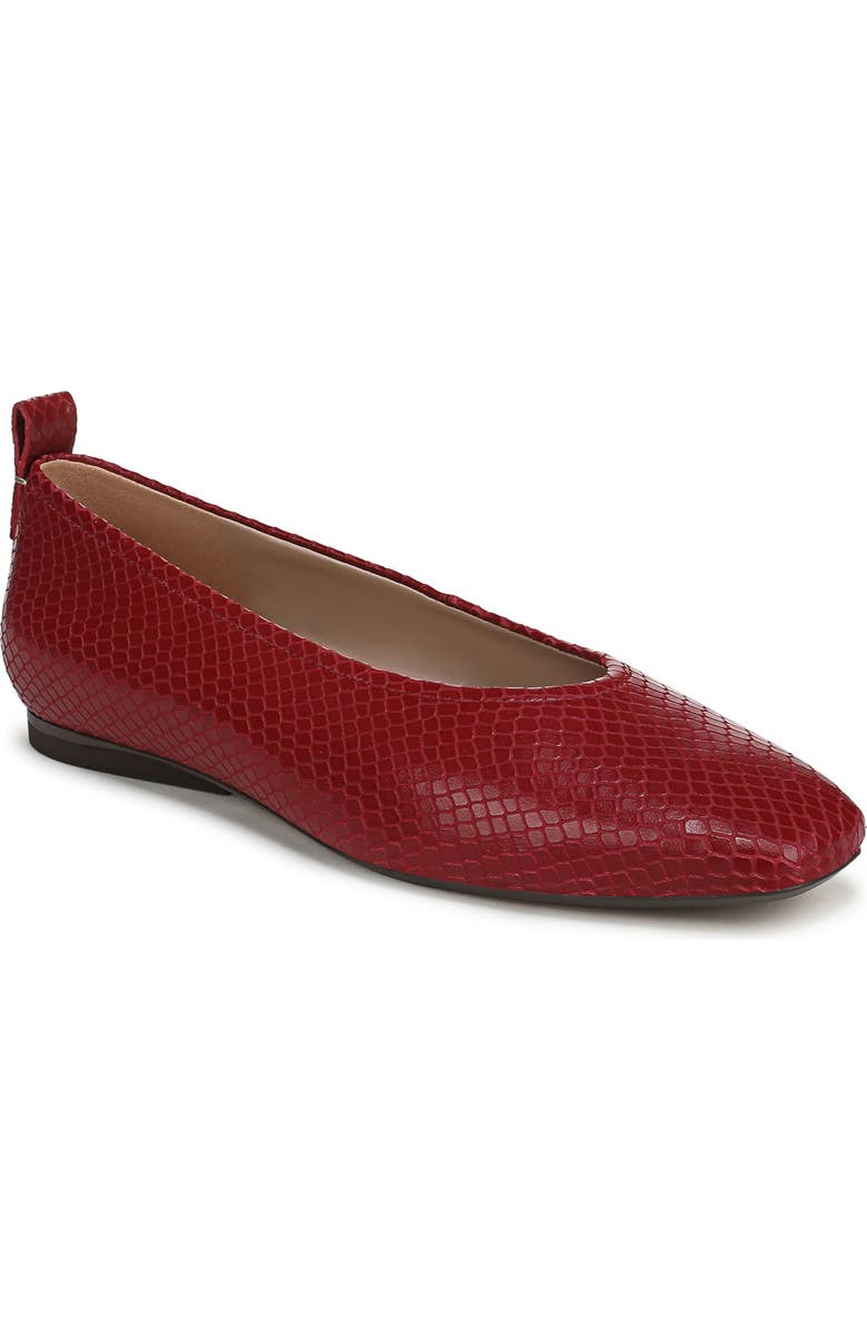 27 EDIT Naturalizer Carla Flat, Main, color, Hearts Flame Red