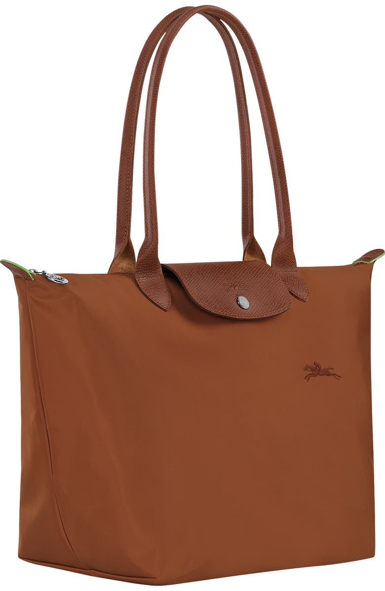 Longchamp Le Pliage Green Recycled Canvas Shoulder Tote, Alternate, color,