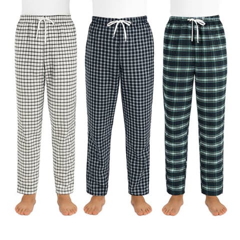 3 Pack Mens Flannel Pajamas Pants Ultra Soft