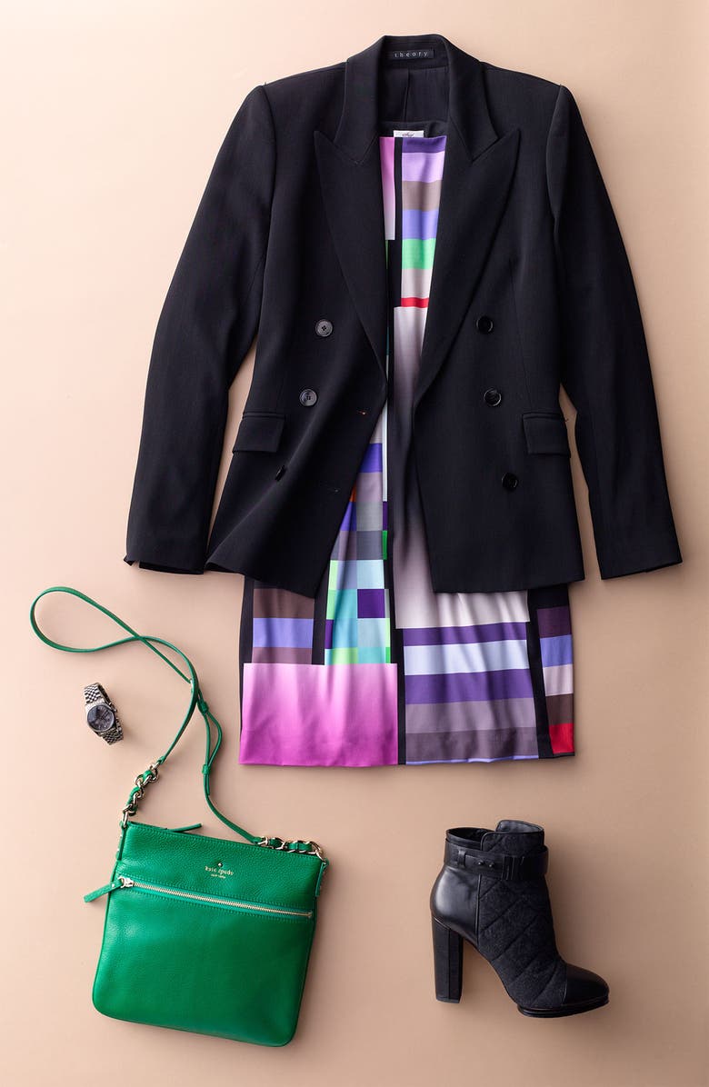 Suzi Chin for Maggy Boutique Graphic Print Jersey Shift Dress, Alternate, color,