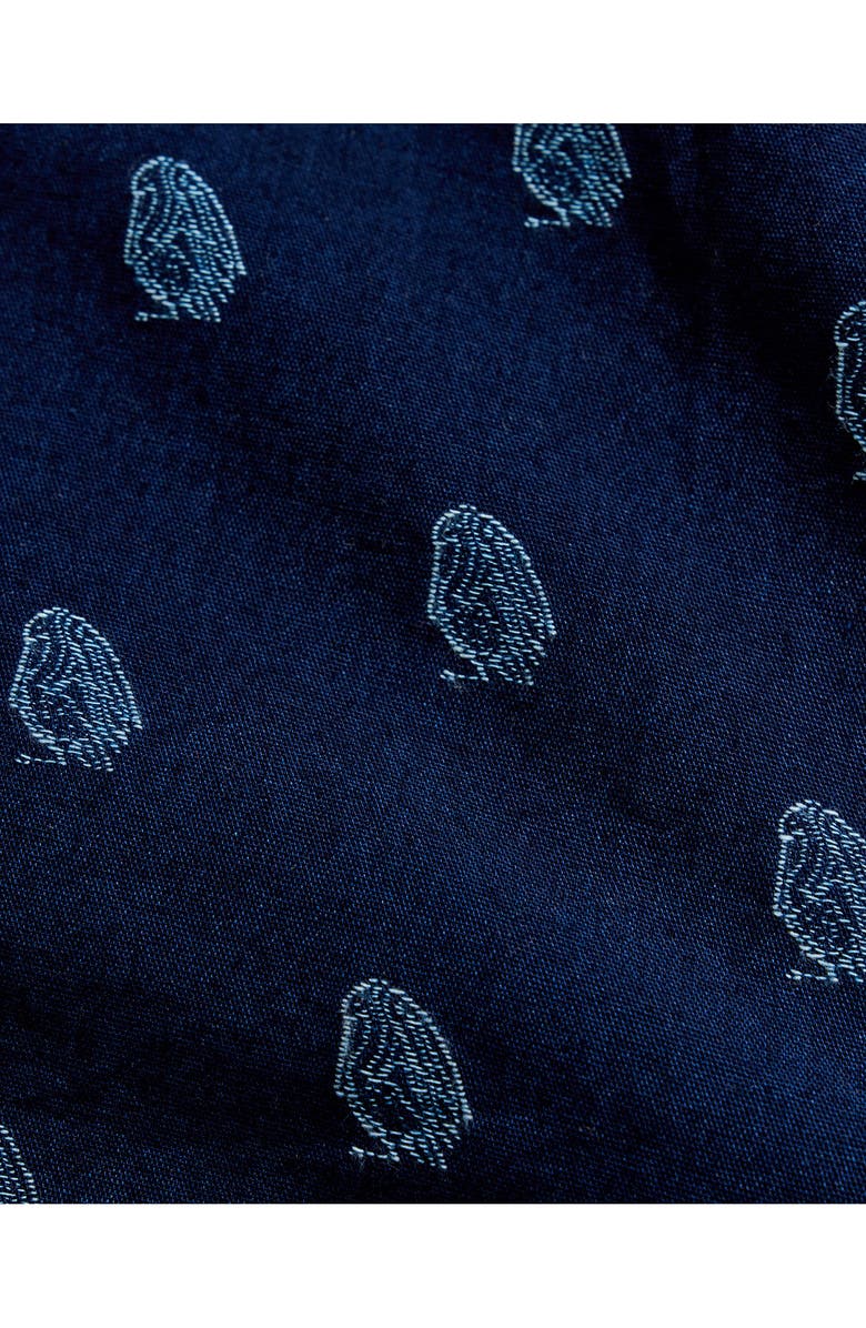 Billy Reid Pelican Paisley Wilson Button-Up Shirt, Alternate, color, Carbon Blue