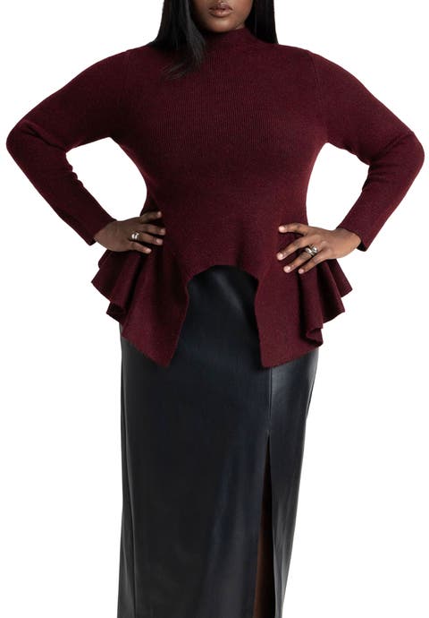 Peplum Sweater (Plus Available)