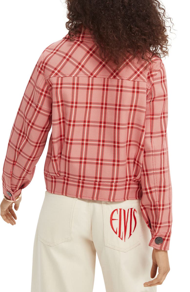 Scotch & Soda Checked Jacket, Alternate, color, 