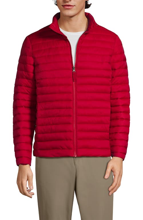 Lands' End School Uniform Thermoplume Jacket In Red