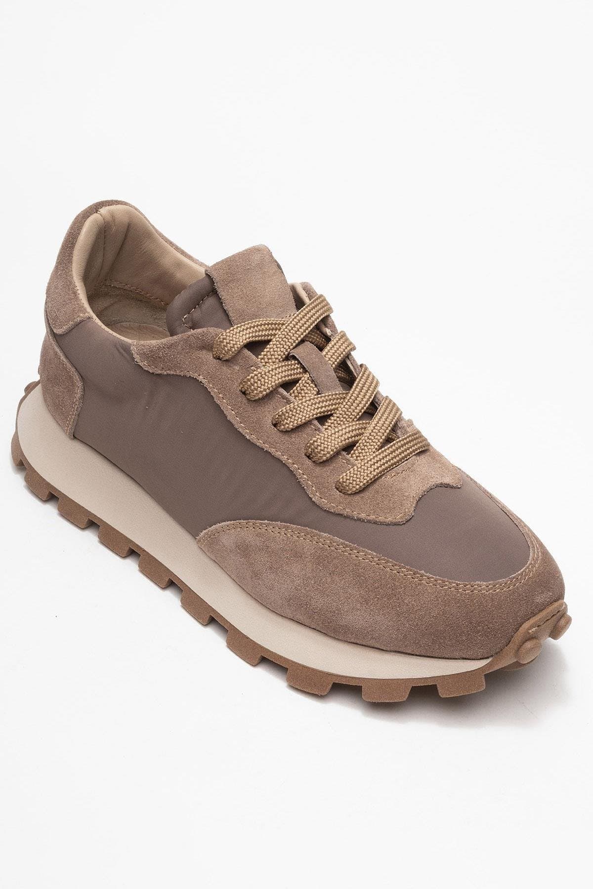 Forever & Always Shoes Amanda Leather Sneakers, Main, color, Light Brown Leather