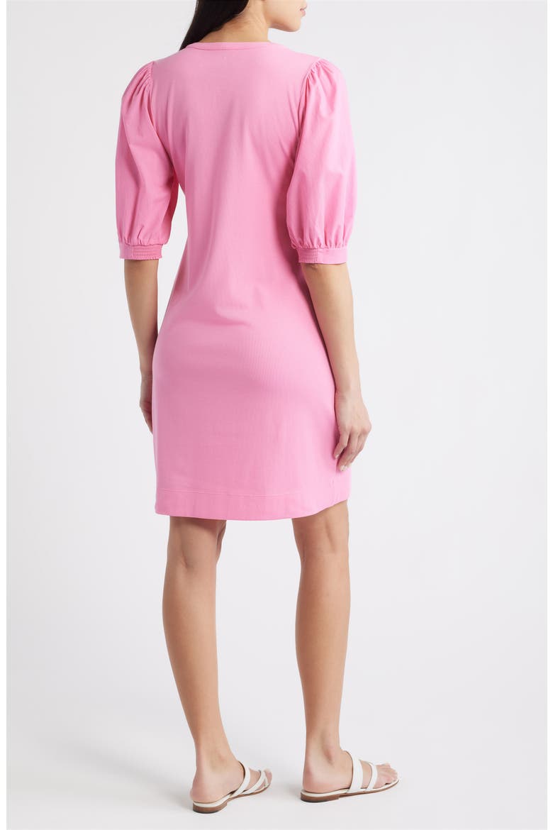 Ronson Cotton Blend Mixed Media Dress, Alternate, color, CONFETTI PINK
