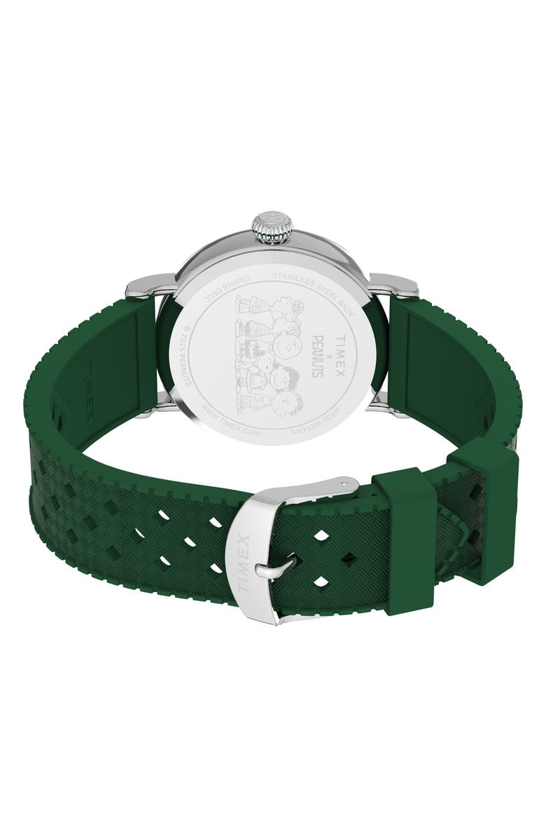 Timex<sup>®</sup> x Peanuts<sup>®</sup> Golf Standard Silicone Strap Watch, 40mm, Alternate, color, 