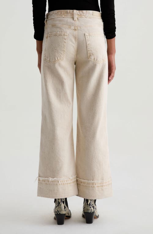 Ag Saige Ankle Wide Leg Jeans In Neutral