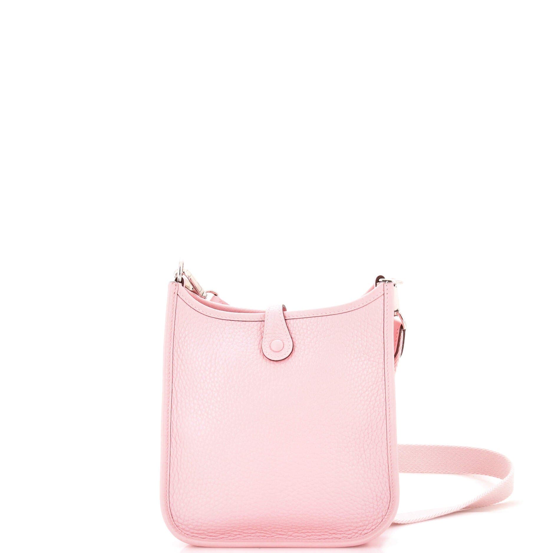 Pre-Owned Hermes Evelyne Bag Gen III Clemence TPM, Alternate, color, Rose Sakura