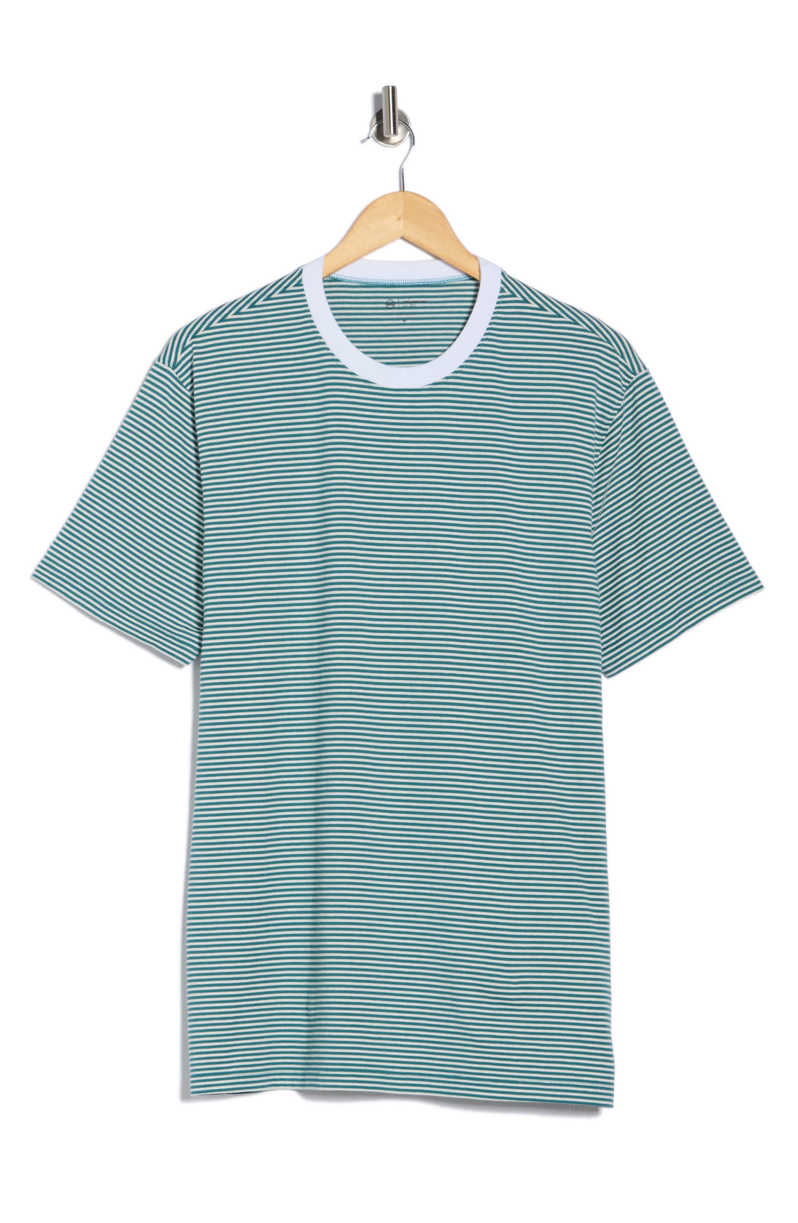 AG Bryce Crewneck Stretch Cotton T-Shirt