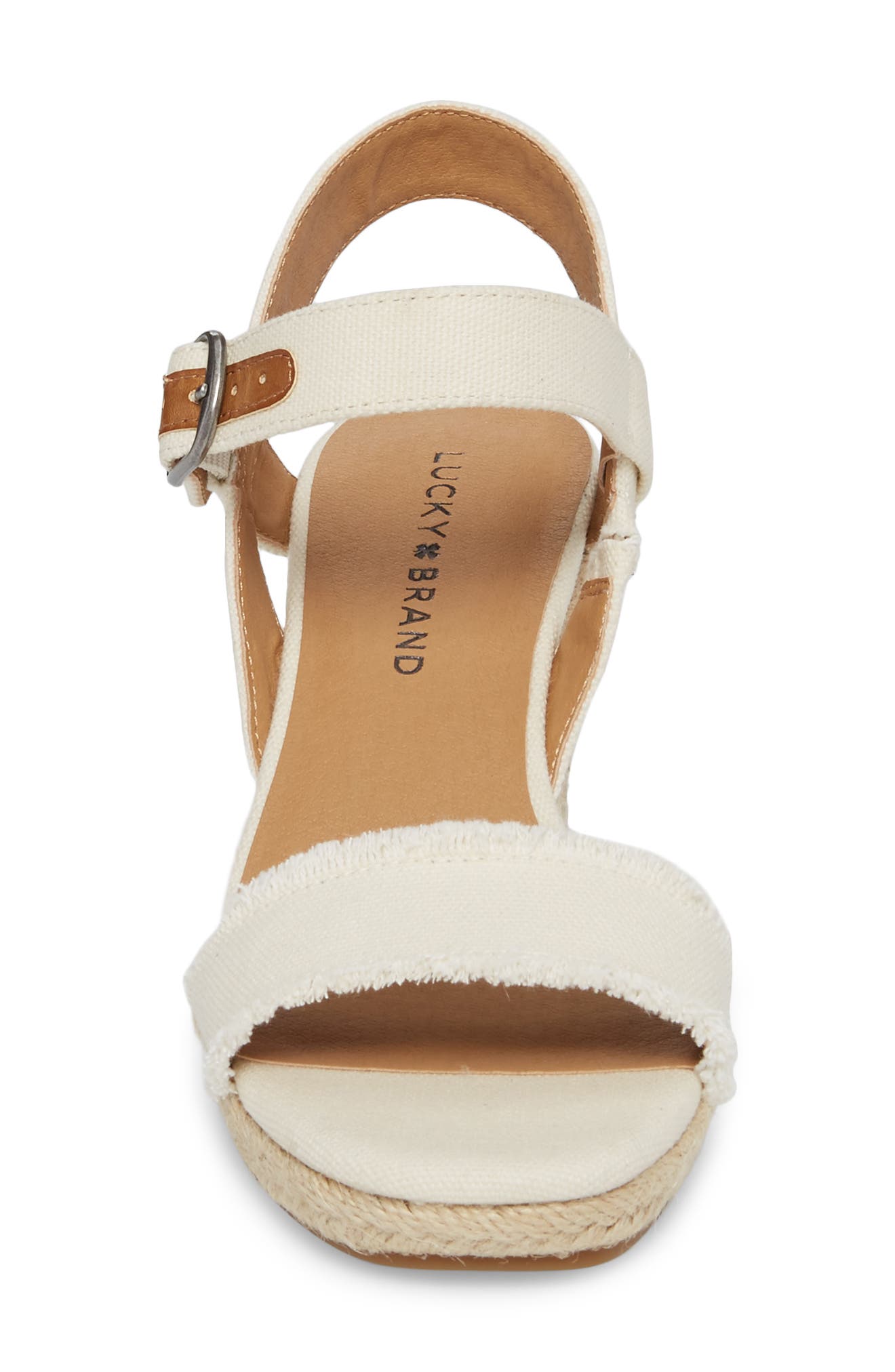 Marceline Squared Toe Wedge Sandal, Alternate, color, MILK LEATHER