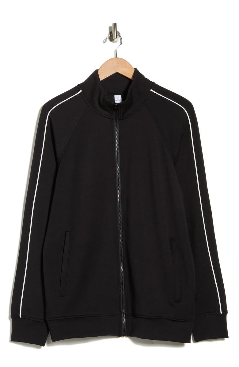 90 DEGREE BY REFLEX Daxton Scuba Jacket, Main, color, Black-White