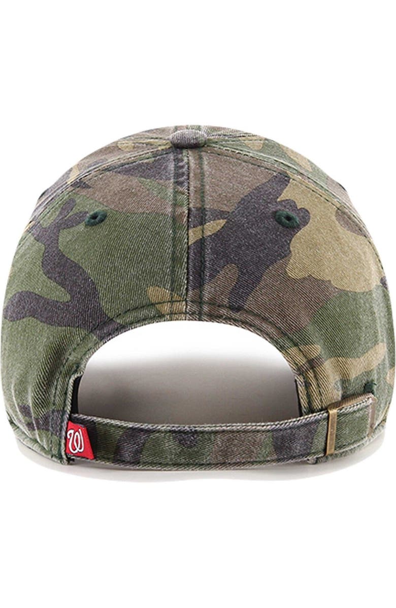 '47 Men's '47 Camo Washington Nationals Team Clean Up Adjustable Hat, Alternate, color, 