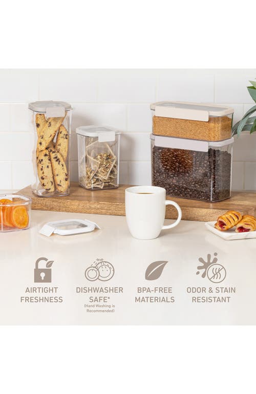 Bentgo Dry Pantry 4-piece Food Storage Set In White Stone