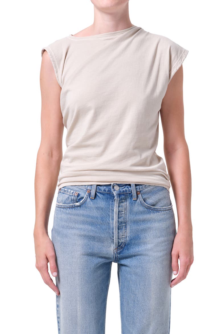 Beth Asymmetric Top, Main, color, RICE GRASS WASH