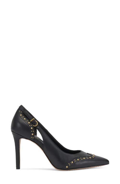 Vince Camuto Hally Studded Pointed Toe Pump In Black
