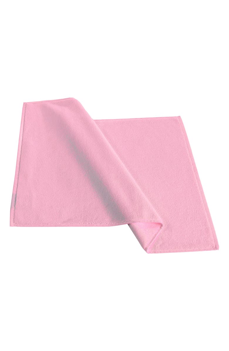 DePera Puresoft 2-Piece Turkish Cotton Bath Mats, Alternate, color, Pink