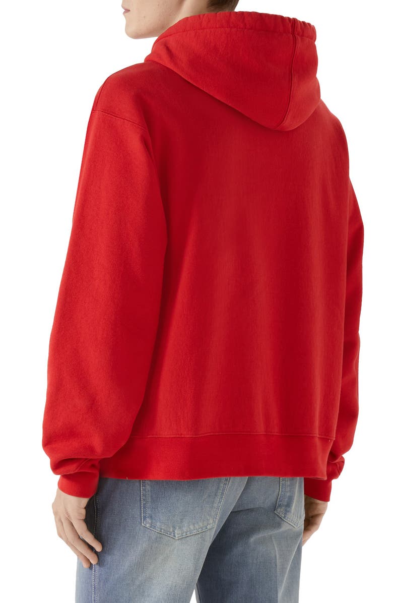 Gucci Sexiness Logo Graphic Cotton Hoodie, Alternate, color,