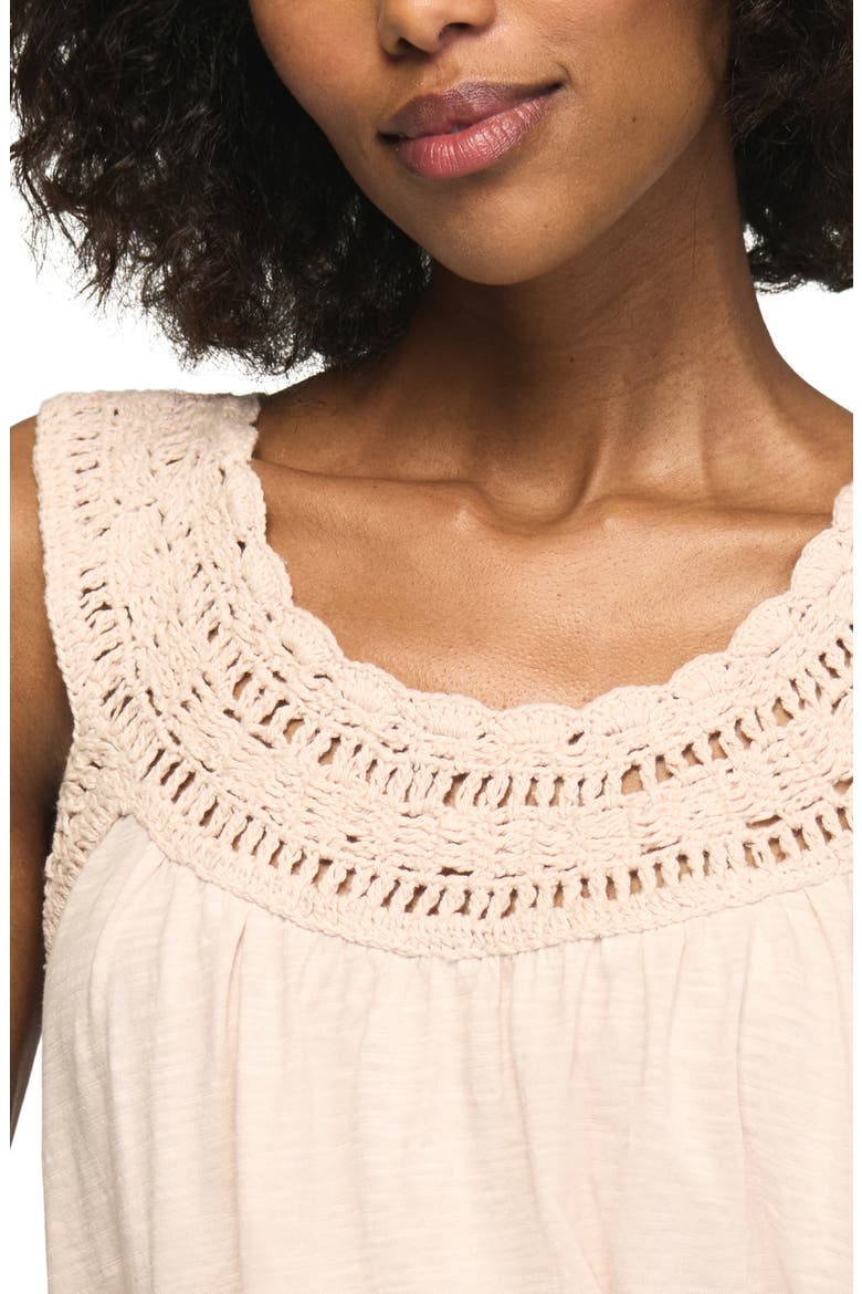 Crochet Trim Swing Tank, Alternate, color, SILVER PEONY