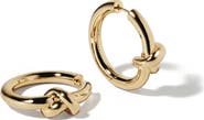 Jennifer Fisher Knot Baby Hoop Earrings