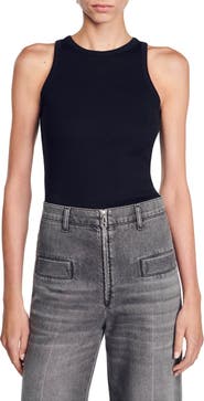 SANDRO Embroidered vest top