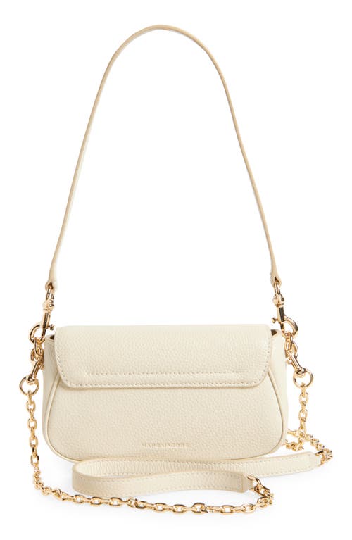 Marc Jacobs The J Marc Clover Pebble Crossbody Bag In White