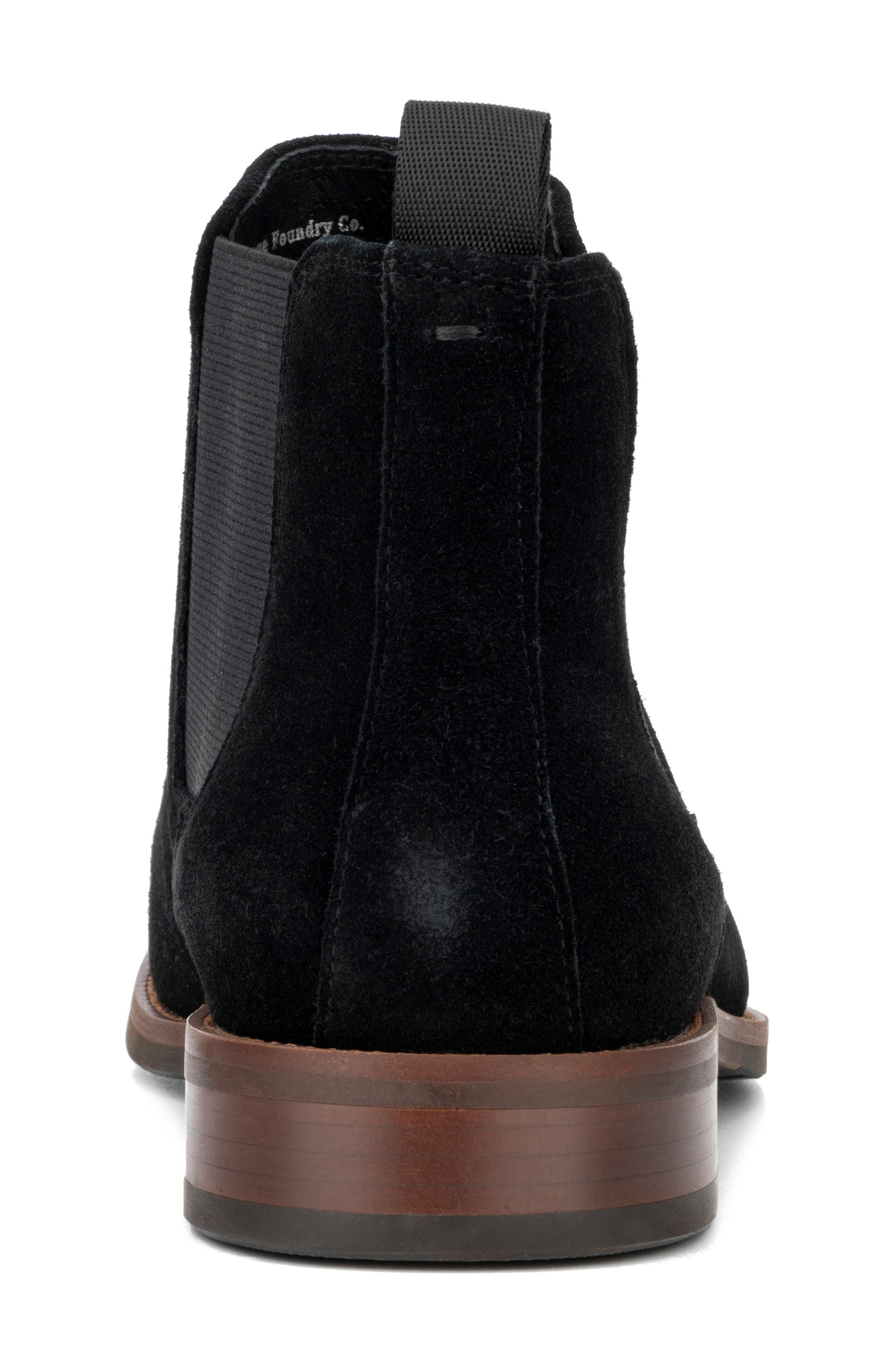 VINTAGE FOUNDRY Roberto Square-Toe Slip-On Boot, Alternate, color, Black