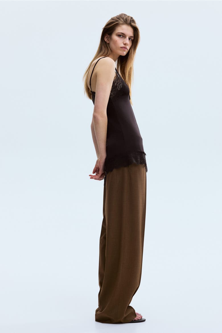 Creased Pants, Alternate, color, Dark khaki green