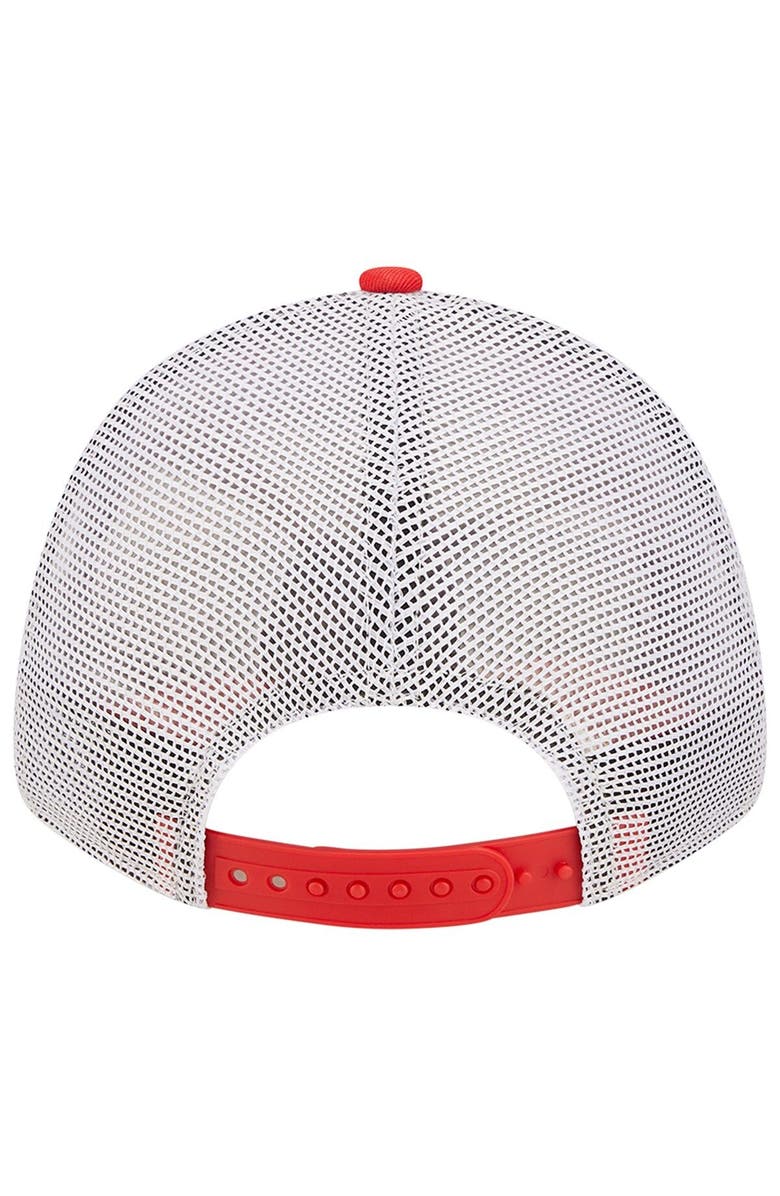 New Era Women's New Era Red/White Atlanta Hawks Glitter Patch 9FORTY Snapback Hat, Alternate, color, Red