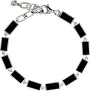 Jan Leslie Dash Rectangle Link Bracelet